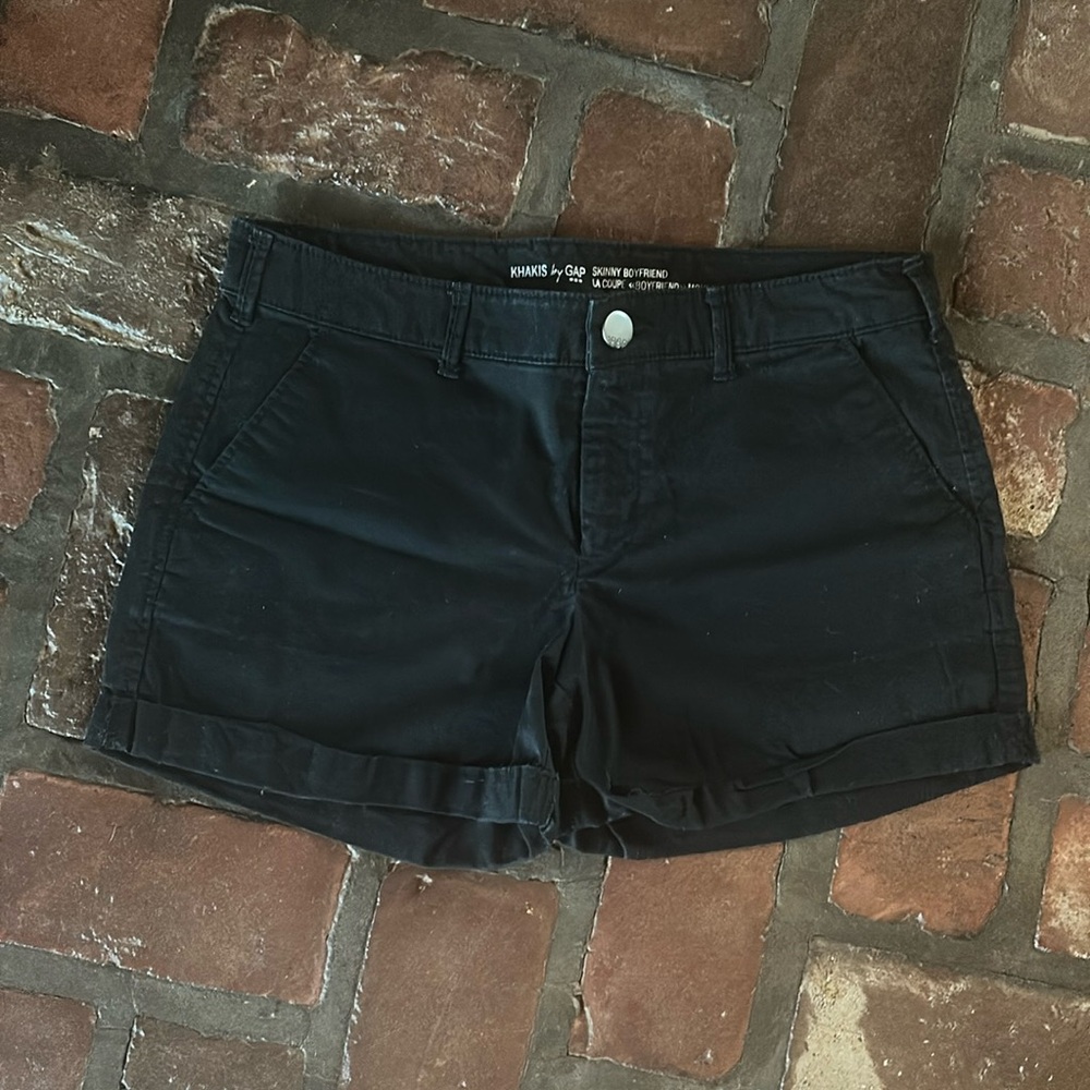 Gap Skinny Boyfriend Black Shorts